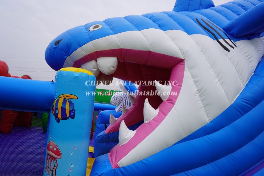 T6-603 Inflatable Sea Playground Inflatable Sea World Fun City