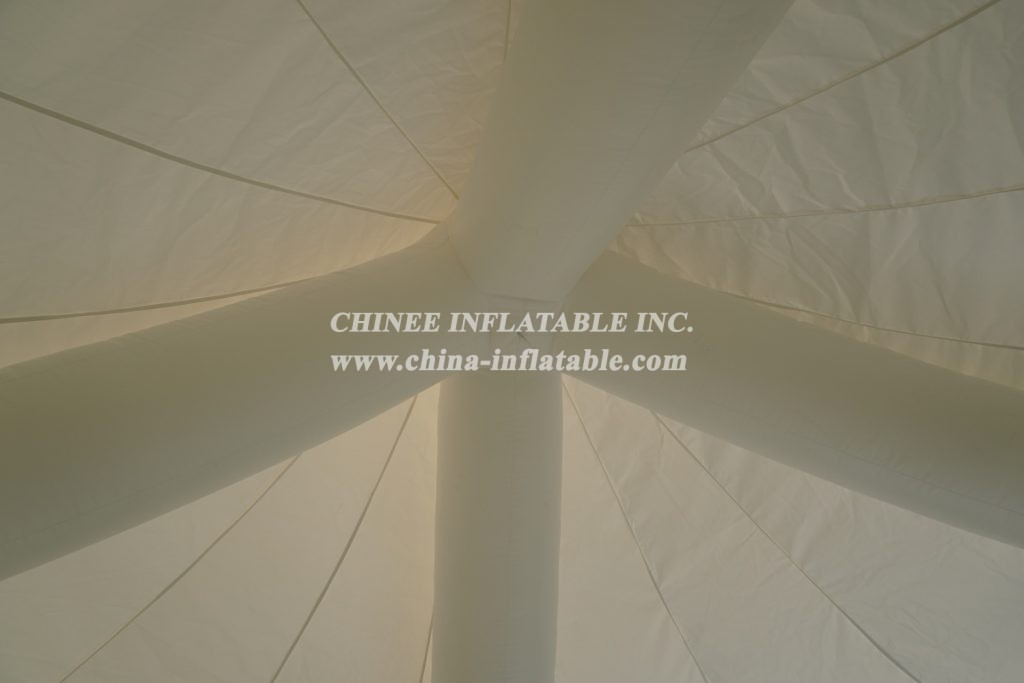 T2-3491 Outdoor White Inflatable Wedding Party Tent Bounce House