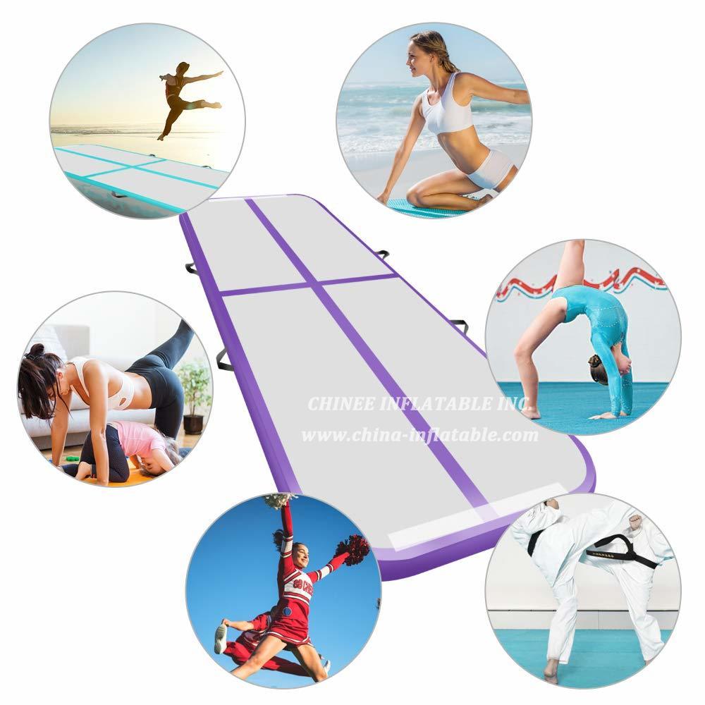 AT1-035 3*1*0.2M Rainbow Inflatable Airtrack Tumbling Gymnastics Mattress Gym Tumble Airtrack Floor Tumbling Air Track