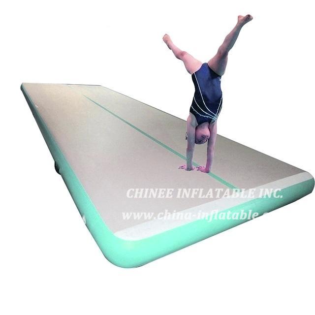 AT1-066 8M Air Track, Tumbling Mat, Inflatable Gymnastics Airtrack Mat, Air Floor Mat With Electric Air Pump For Training