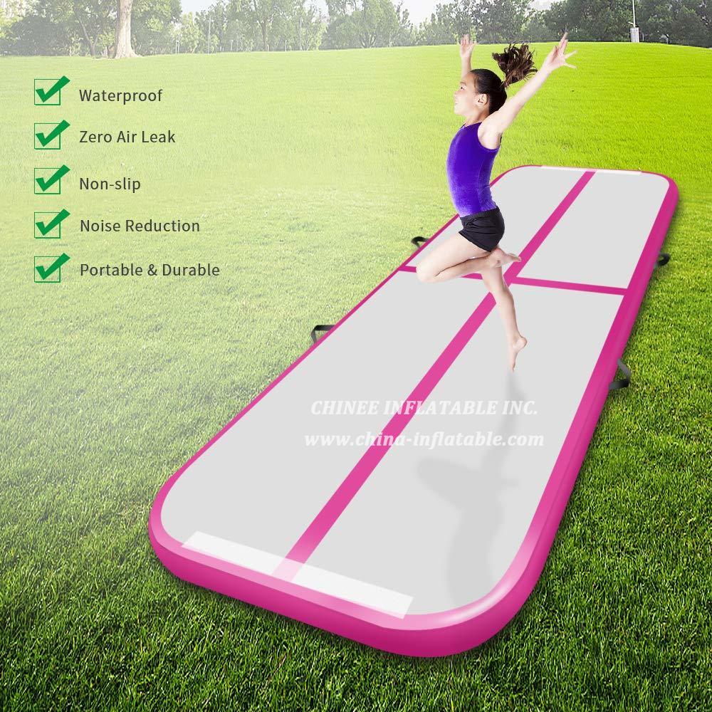 AT1-076 Inflatable Gymnastics Airtrack Tumbling Air Track Floor Trampoline For Home Use/Training/Cheerleading/Beach