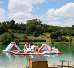 S34 Isla de agua del parque acuático del parque acuático inflable