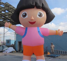 Cartoon2-073 Dora inflable caricatura