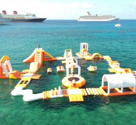 S49 Isla de agua del parque acuático del parque acuático flotante inflable