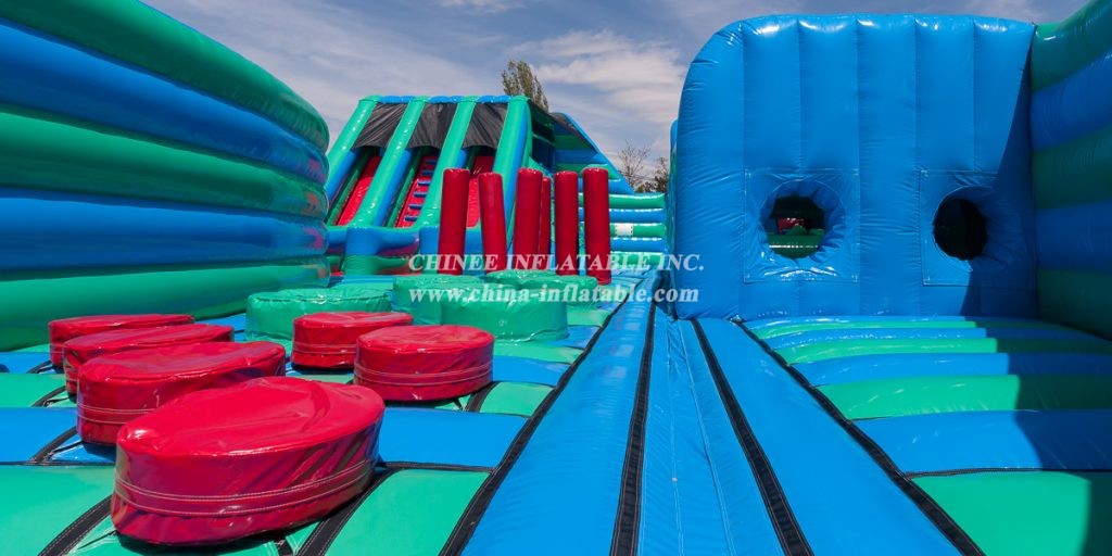 GF2-051 Inflatable Funcity Jumping Bouncy Obstacle Inflatable Outdoor Playground