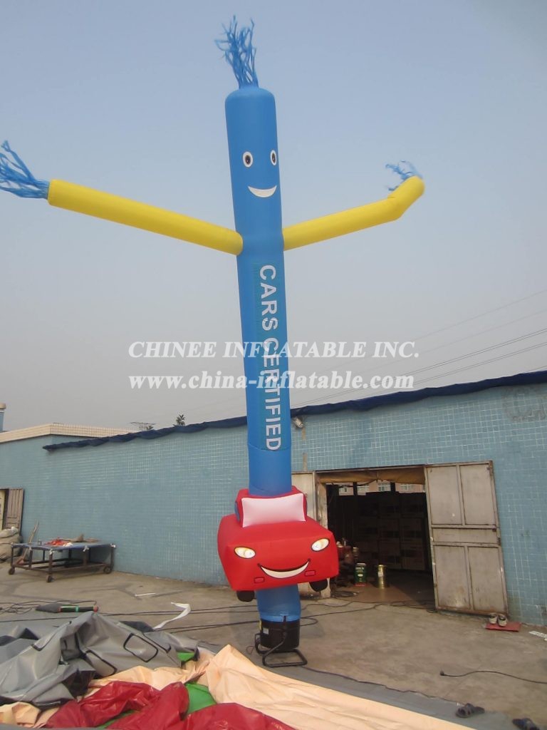 D1-14 Inflatable Wave Man Sky Air Dancer For Advertising