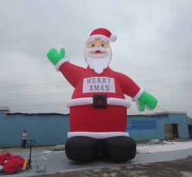 C1-115 Decoración de Santa Claus inflable gigante al aire libre de 8M
