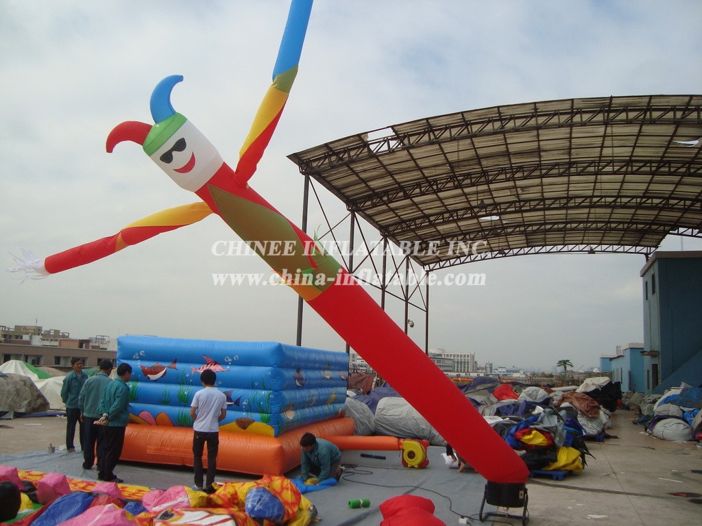 D1-4 Inflatable Clown Sky Air Dancer For Advertising