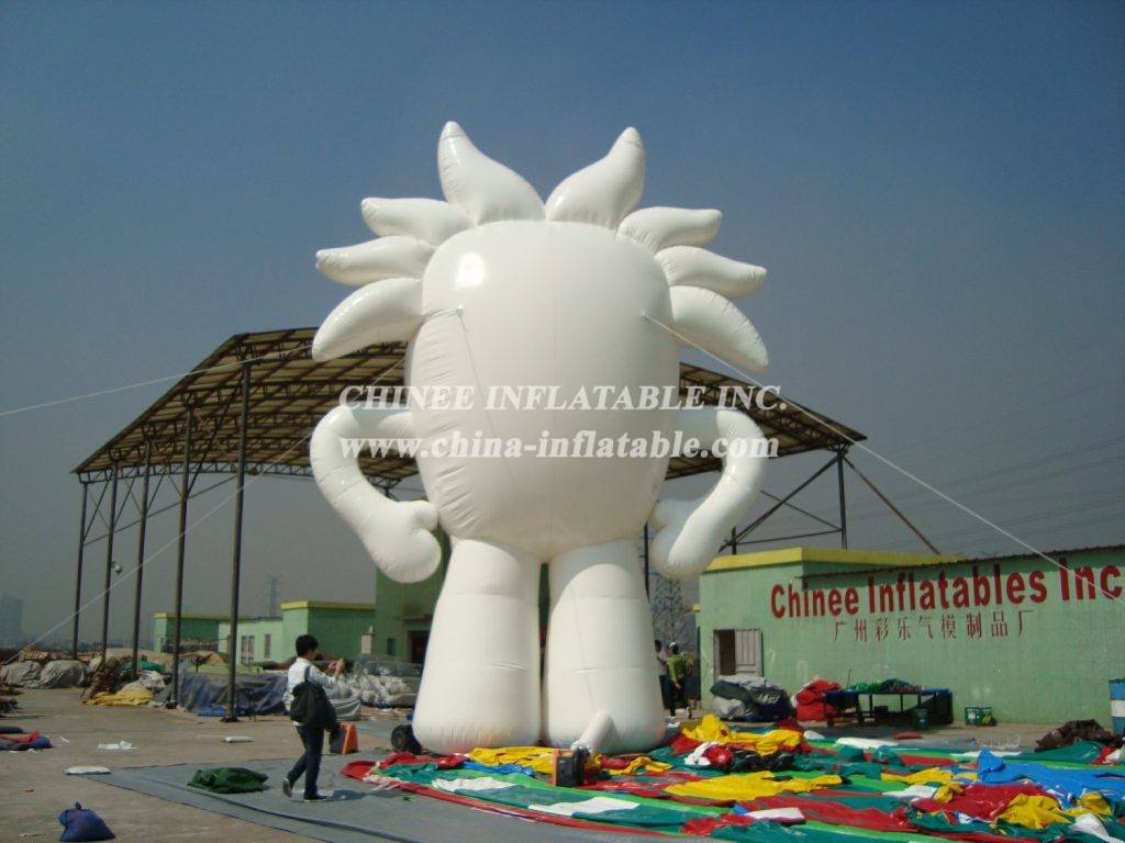 Cartoon2-113 White Cute Character Inflatable Cartoons