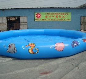 POO17-1 Piscina circular inflable para niños