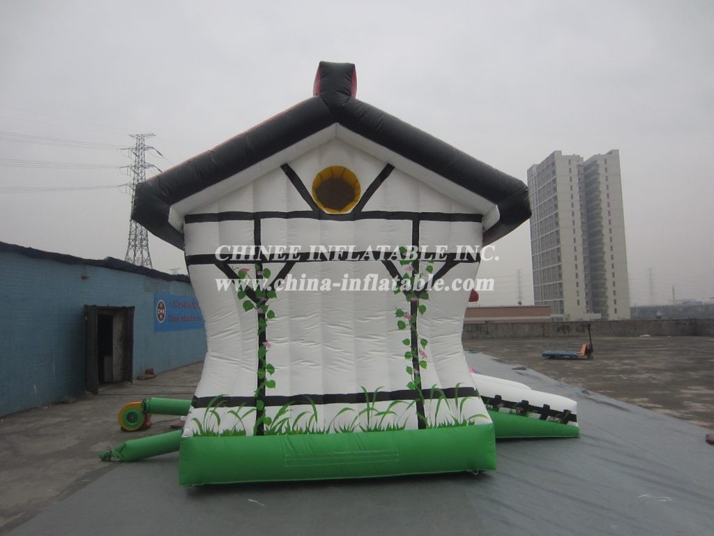 T2-3093 House Shape Inflatable Bounce Kids Party