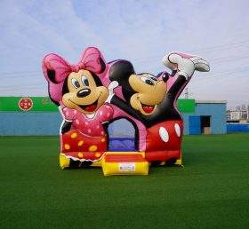 T2-1088 Disneyland y Minnie jump Disneyland rebotando