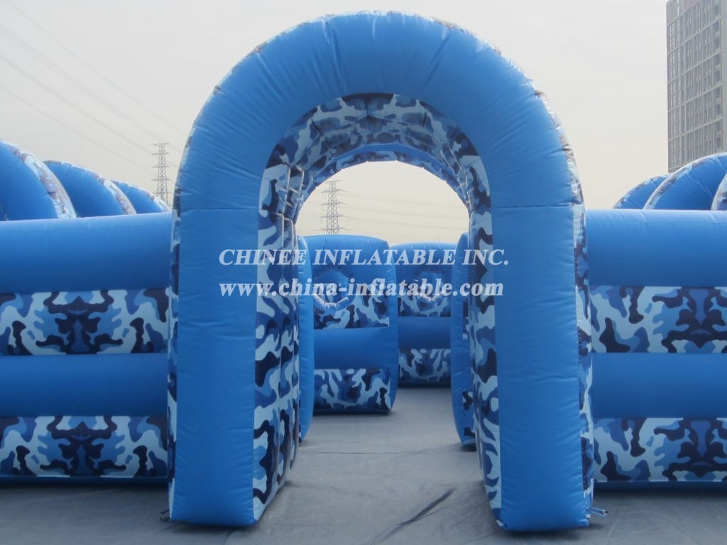 T11-1415 Blue Inflatable Maze