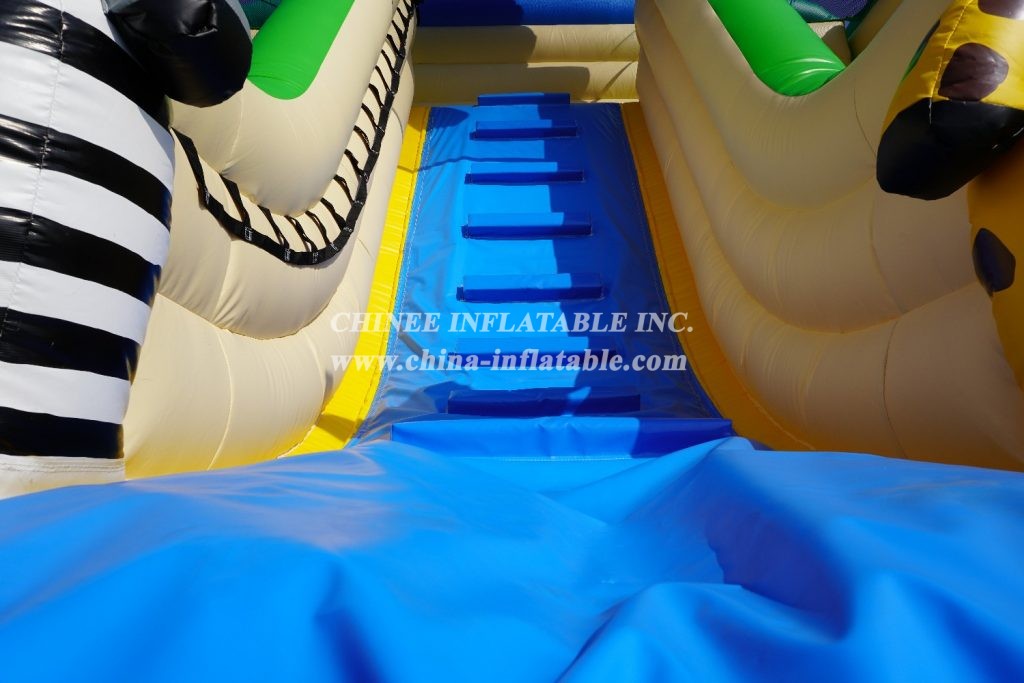 T8-2103 Jungle Theme Inflatable Elephant Slide Animal Inflatable Slides