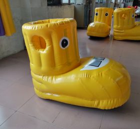 S4-335 Forma de zapato inflable amarillo
