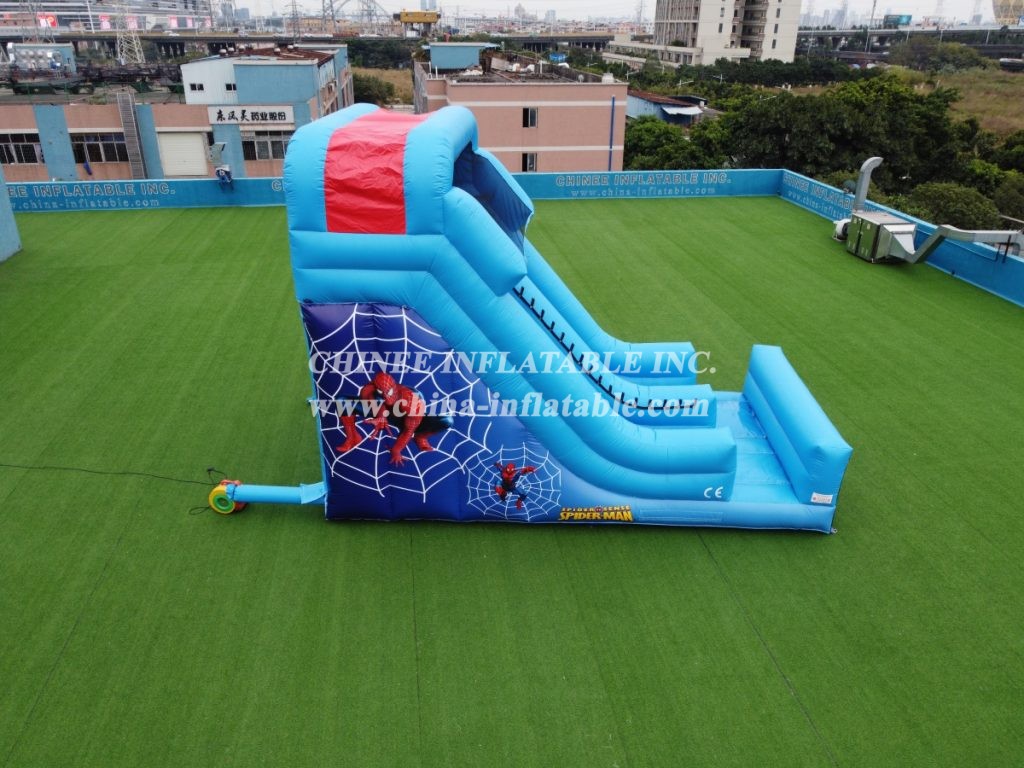 T8-3803 Spider-Man Superhero Inflatable Slide