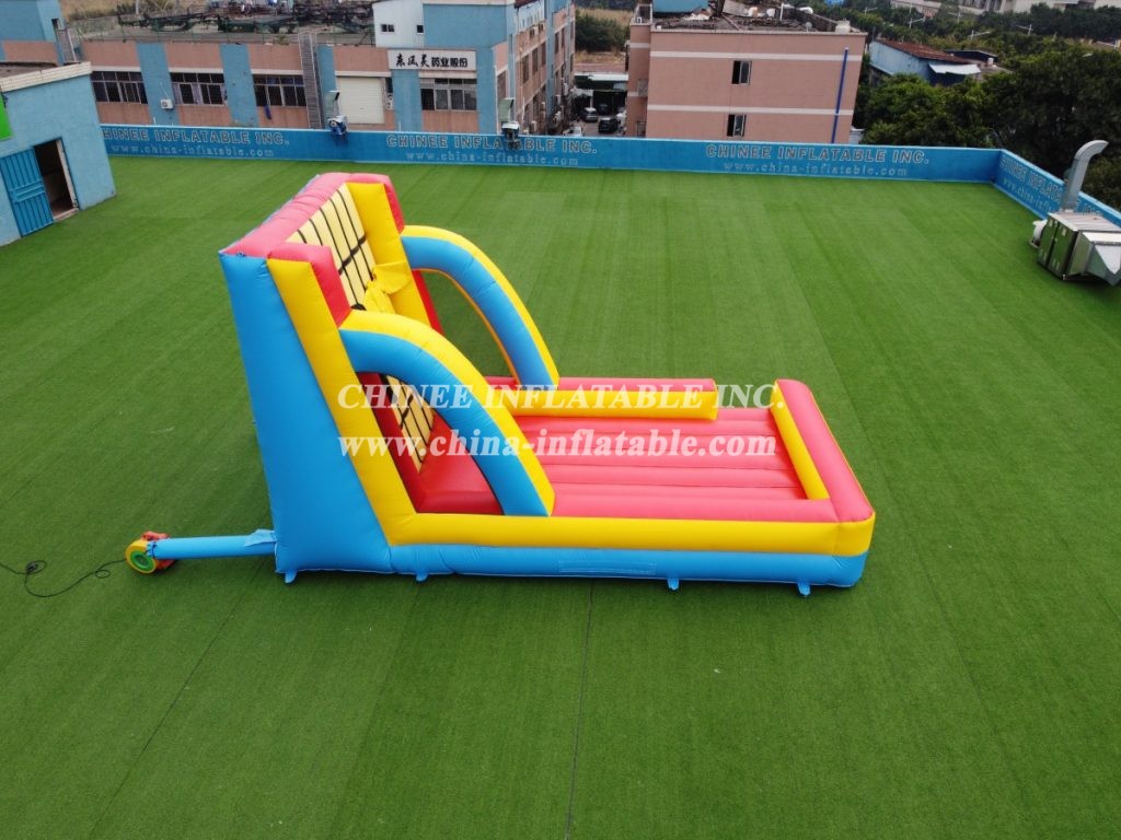 T11-1313 Commercial Outdoor Inflatable Game Inflatable Climbing Wall Sticky Wall With 2 Stick Suits