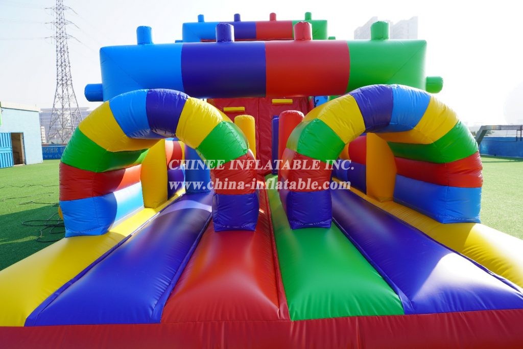 T7-317B Lego Inflatable Obstacles Courses