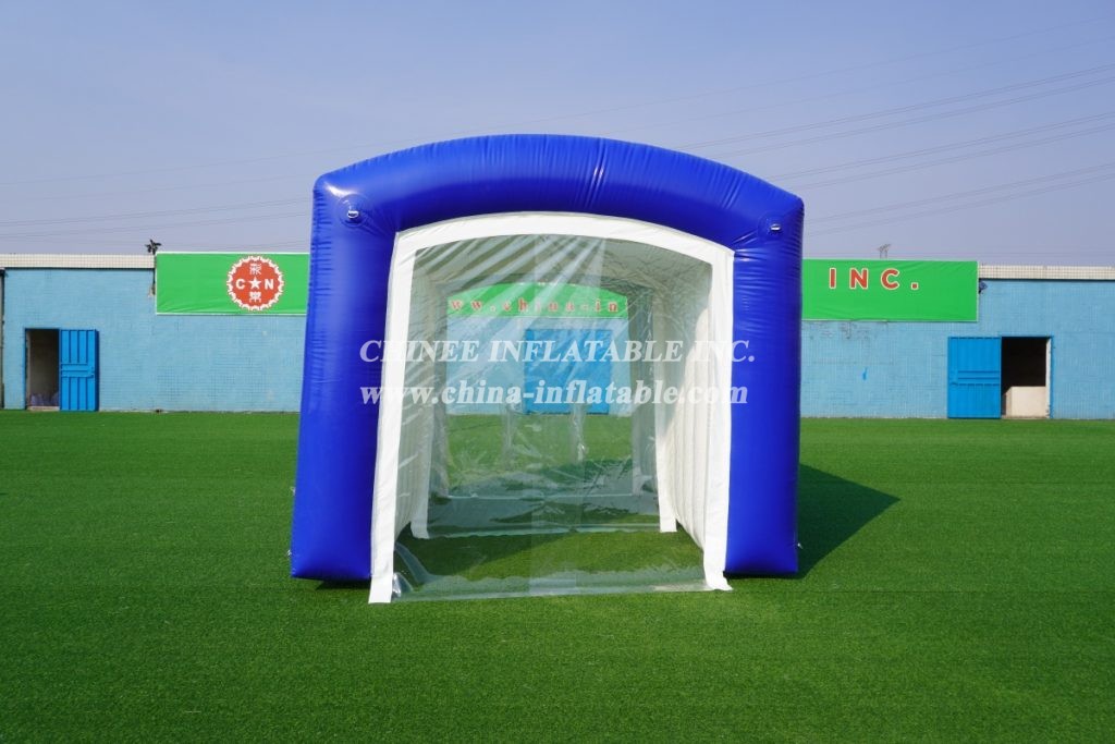 Tent2-1006 Inflatable Sealed Tent With Internal Transparent Partition