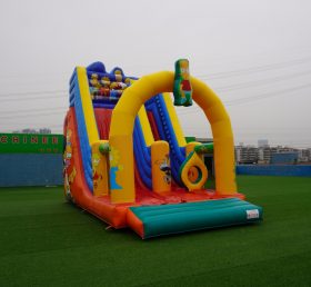 T8-3801 Simpson tobogán seco inflable