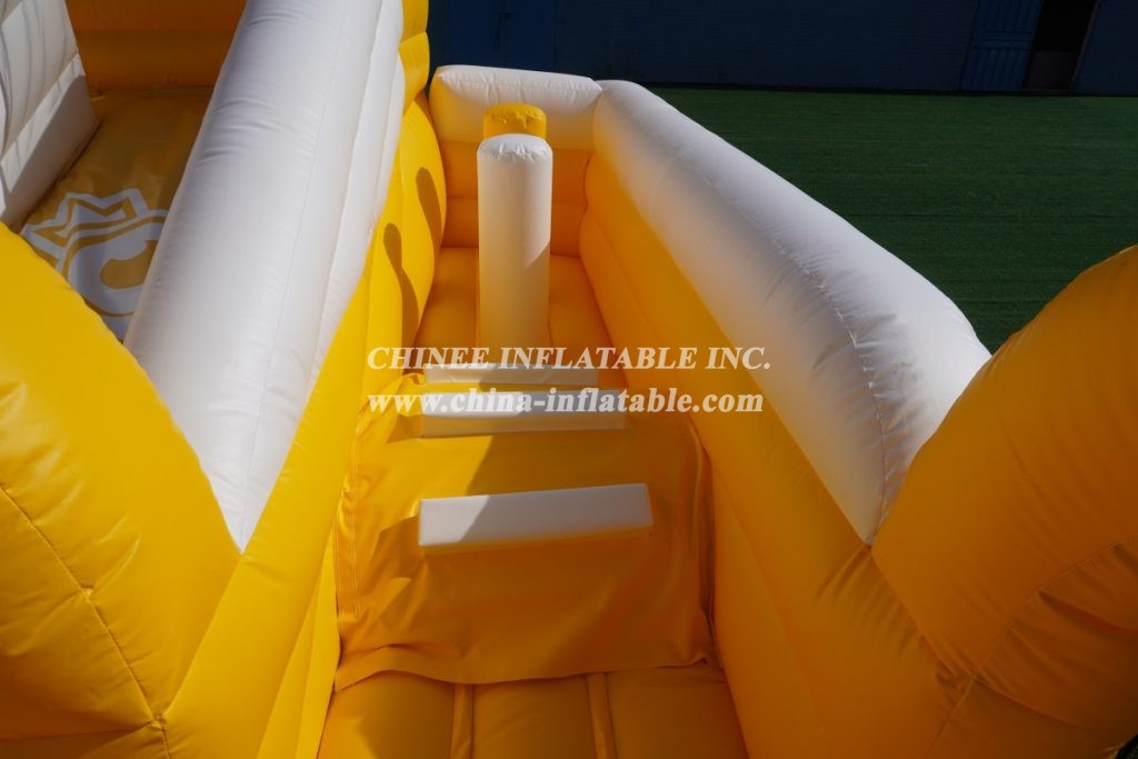 T7-1249 Inflatable Obstacle Course Bounce Jumping House Crown Gate For Kids