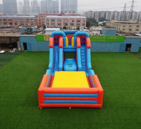 T7-1253 Deslizamiento inflable y salto límite