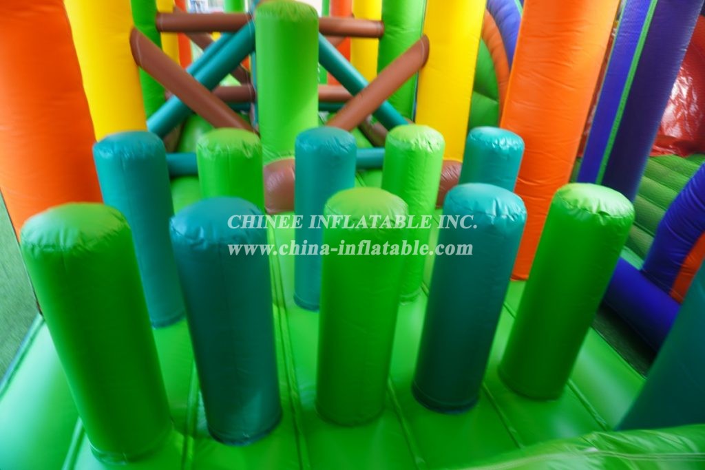 CR1-015 80M Inflatable Obstacle Course Challenge Run