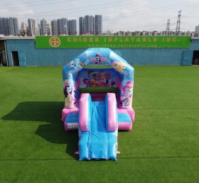 T2-2723B Mi pony Children's Inflable Castle con una combinación inflable comercial de diapositivas