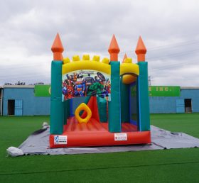 T5-1002G Castillo inflable multi-tema