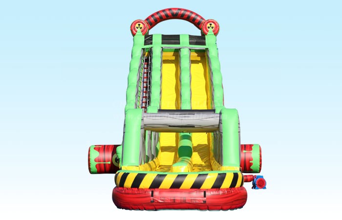 T8-4081 27Ft Dual Hazard Water Slide