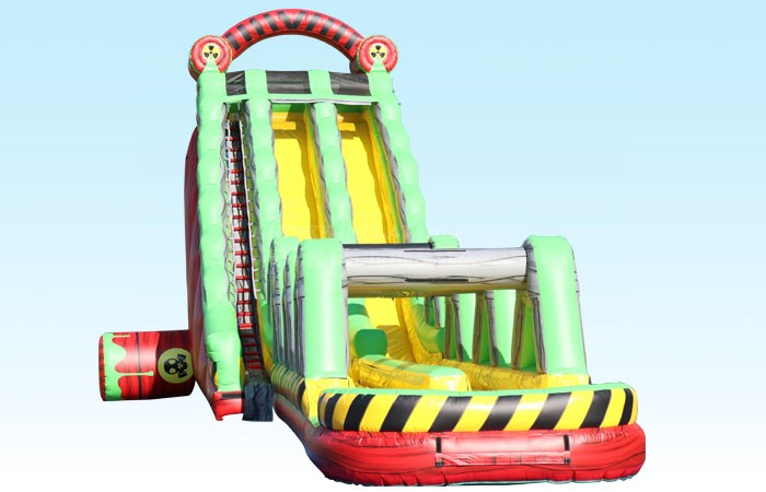 T8-4081 27Ft Dual Hazard Water Slide