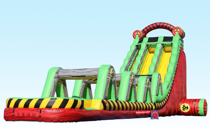 T8-4081 27Ft Dual Hazard Water Slide