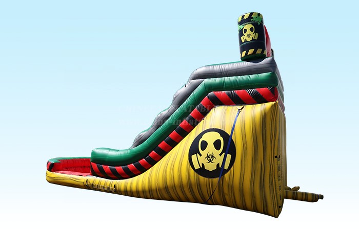 T8-4078 18Ft Toxic Yellow Waterslide