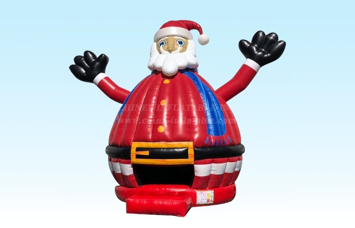 T2-4234 Santa Bounce House