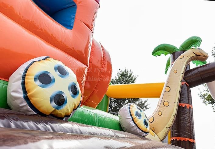 T6-809 Bounce World Jungle Bounce House