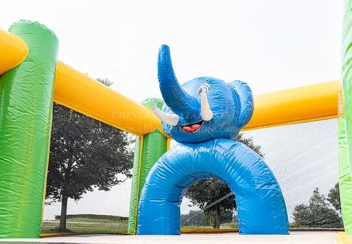 T6-809 Bounce World Jungle Bounce House