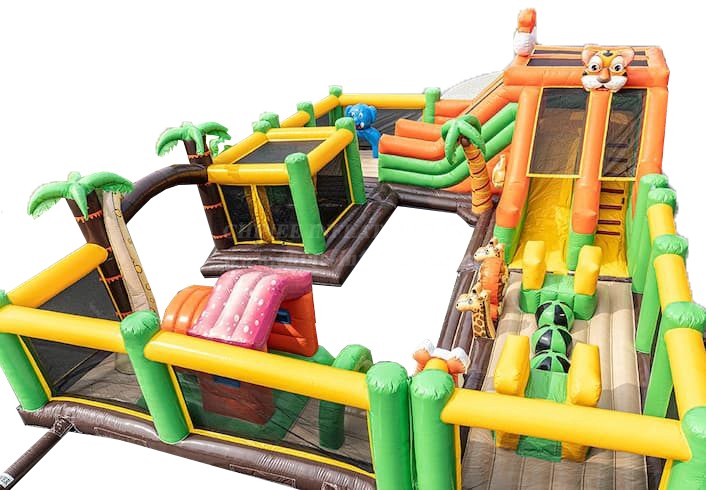 T6-809 Bounce World Jungle Bounce House