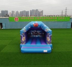 T2-4174 12X12Ft Disco Bounce House & Disco listo