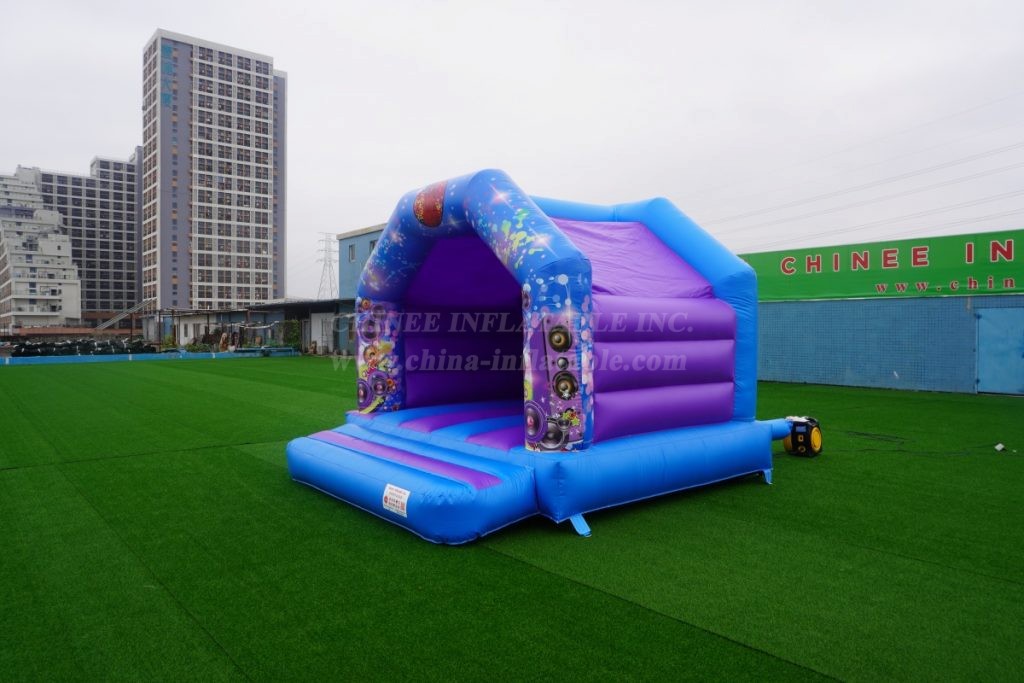 T2-4174 12X12Ft Disco Bounce House & Disco Ready