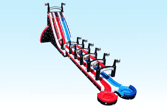 T8-4058 35Ft Dual Lane Grand American Waterslide
