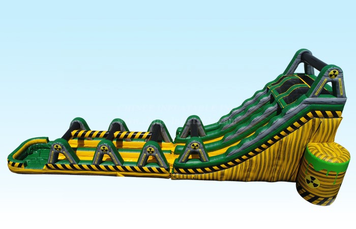 T8-4082 27Ft Dual Lane Hazard Water Slide