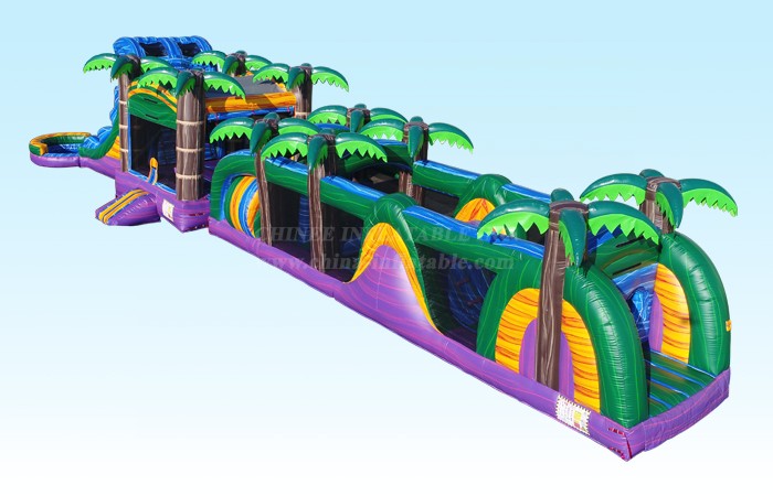 T7-1322 70Ft Tropical Oasis Obstacle
