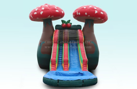 T8-4091 23Ft Mushroom Water Slide