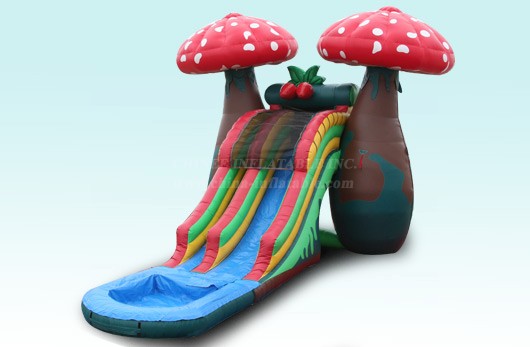 T8-4091 23Ft Mushroom Water Slide