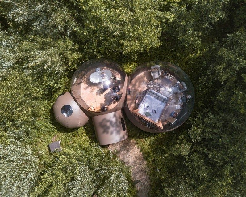 Tent1-5029 Brown Bubble Tent