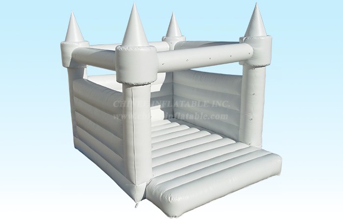 T2-3561 White Wedding Bouncy Castle