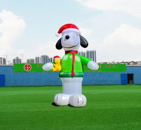 C1-209 Snoopy inflable de Navidad