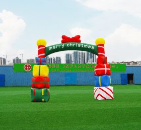 C1-234 Arco inflable de Navidad feliz