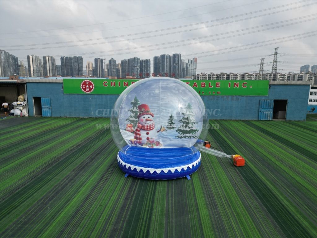 T2-4336 Christmas Snow Globe Bouncer
