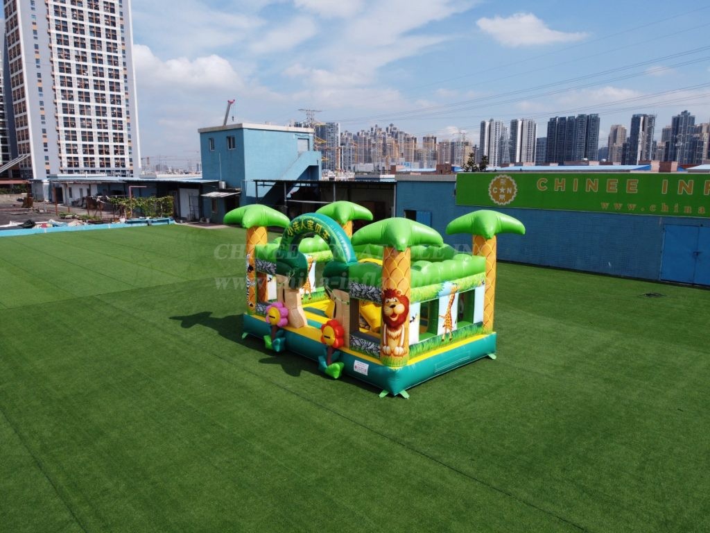 T2-5100 Jungle Theme Bouncy Castle